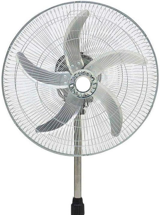 Italia Magazzini Ventilatore A Piantana Con 5 Pale In Acciaio Regolabile Oscillante 3 Velocità