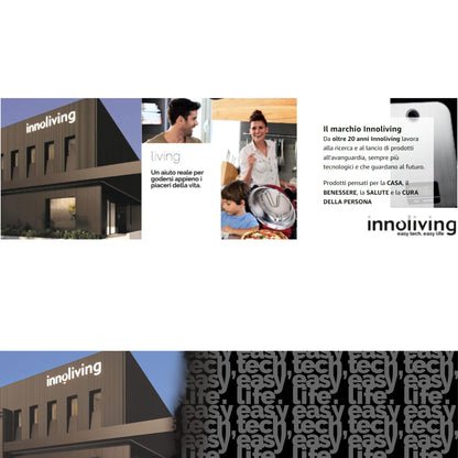 Innoliving Ventilatore da pavimento con piedistallo piantana 40cm INN-503